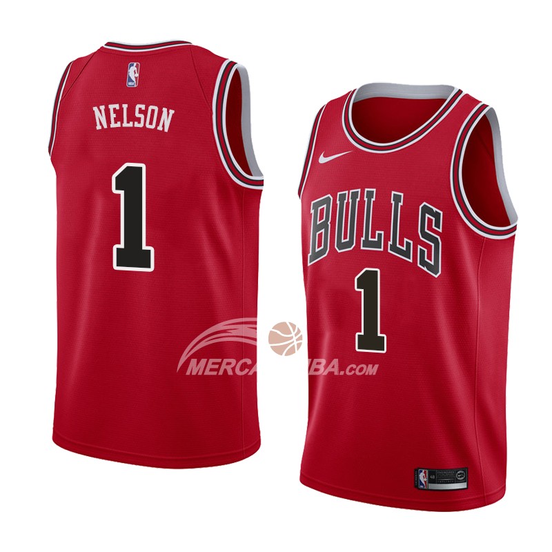 Maglia Chicago Bulls Jameer Nelson Icon 2018 Rosso